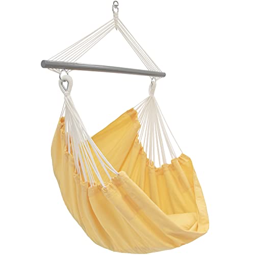 Vivere B5POLY15 Polyester Hammock Chair Yellow