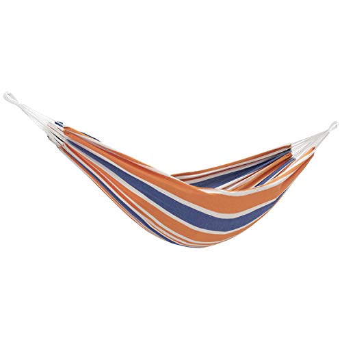 Vivere BRAZ240 Double Brazilian Cotton Hammock Orange Punch