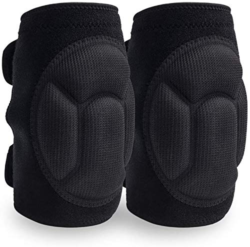 JYSW Knee Pads Comfortable NonSlip Thick Extra Foam Cushion for Scrubbing Floors Gardening Yoga  Construction Soft Inner Liner Strong Double Straps and Adjustable Easily