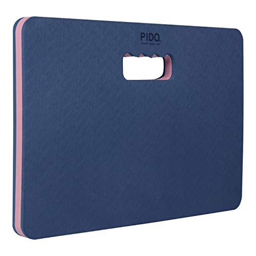 WWWW Thick Kneeling pad Extra Large Soft Comfortable and Ecofrinedly TPE Foam Mat for Gardening Baby Bath Exercise  Yoga and Various Housework 173 x 106 inch and 34 Inch  Pink Navy