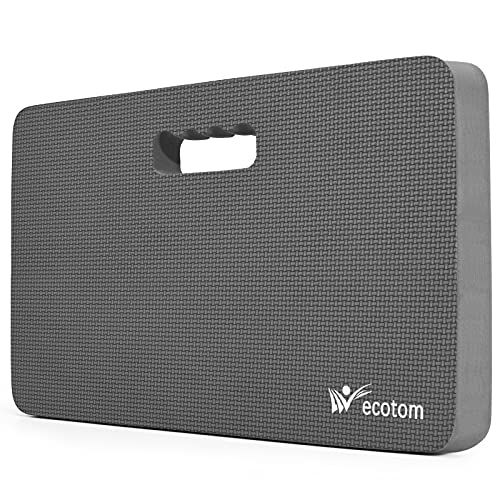 ecotom Thick Kneeling Pad Knee Pad Cushion for Gardening Yard Work Yoga Exercise Bath Tub Floor Kneeler with Baby Comfortable Garden Foam Mats to Kneel On 177 x 112 x 14 Grey 1 Pc (1)