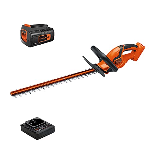 BLACKDECKER 40V MAX Cordless Hedge Trimmer 24Inch (LHT2436)