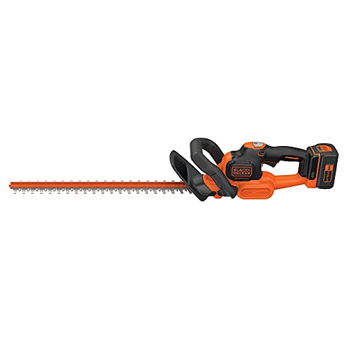 BLACKDECKER 40V MAX Cordless Hedge Trimmer with POWERCOMMAND Powercut 24Inch (LHT341FF)