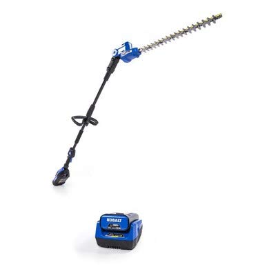 Kobalt 40Volt Max 20in Dual Cordless Electric Pole Hedge Trimmer (25ah BatteryCharger Included)