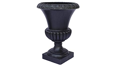 Planter urn Indoor Outdoor 21inch H 10 lbs Made of Poly Marble Directly from Canadian Manufacturer in Canada