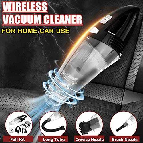 STHfficial 12V 120W Wireless Portable Handheld Vacuum Cordless 1 Pcs Car Vacuum Cleaner Cleaner Wet Dry Dual Use Car Vacuum High Powerful