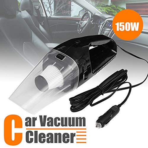 STHfficial Car Vacuum Cleaner 150W 12V Portable Handheld Auto Vacuum Cleaner Wet Dry Dual Use DusterBlack