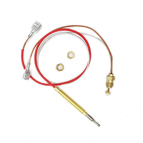 410mm Thermocouple M6x075 Thread on head With M8 x 1 End Connection Nuts Replacement Outdoor Patio Heater Part