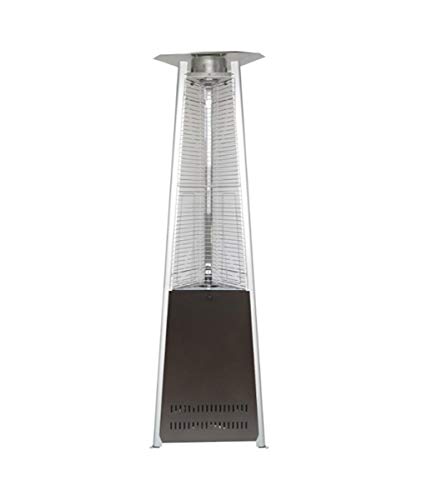 Fireplace Classic Parts Patio Heater Compact 70 Tall Quartz Glass Tube Heater- Hammered Bronze Finish FCPHLDS01-MGTHG