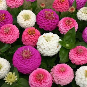 Edwardian Mix Zinnia Flower Seed Pack