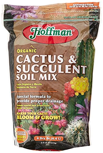 Hoffman 10404 Organic Cactus And Succulent Soil Mix, 4 Quarts