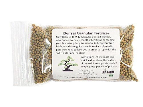 Bonsai Fertilizer Granular Slow Release Pellets Safe and Highly Effective food for Bonsai Trees and House Plants 5oz Package