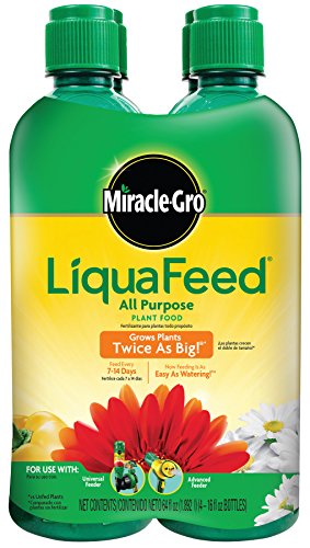 Miracle-gro Liquafeed All Purpose Plant Food Refill Pack liquid Plant Fertilizer 16 Oz 4 Count