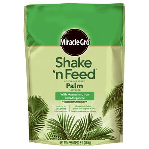 Miracle-gro Shake n Feed Continuous Release Palm Plant Food 8-pound slow Release Plant Fertilizer