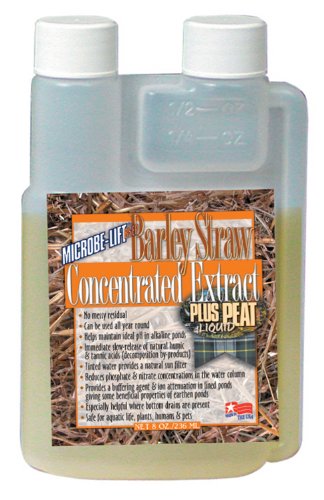 Microbe Lift 8-ounce Pond Barley Straw Concentrate Plus Peat Extract Concentrate Bse