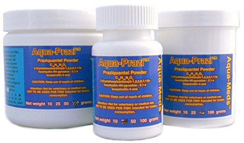 Aqua Prazi Koi Care Pond Treatment Fluke Parasite 50 Grams