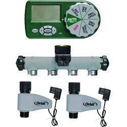 orbit 27968-03 two zone garden hose timer manifold