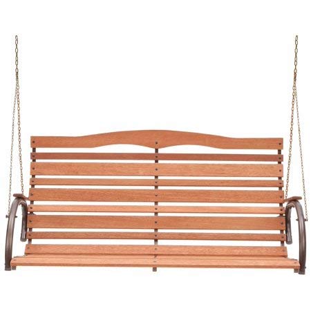 Jack Post CG-05Z Porch Swing with Chains 48 Brown