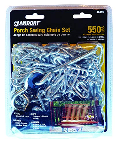 Jandorf 46496 Porch Swing Chain Set Zinc