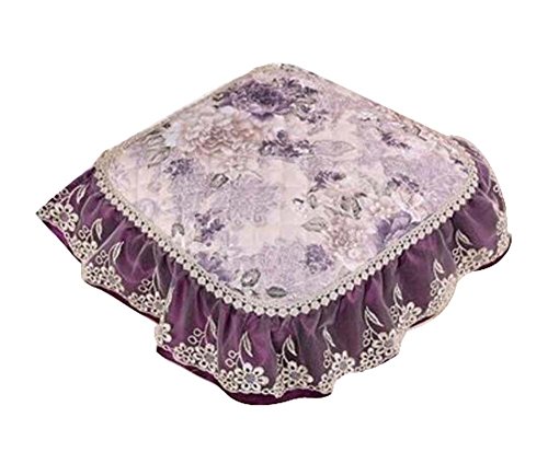 Dragon Troops Elegant Flower Pattern Chair Cushions Decorative Chair Pads44x42 cm Purple