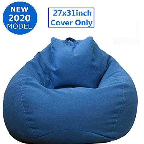 debieborahtoys Bean Bag Chair Cover Without Filler Unfilled Lounge Bean Bag Cover for Kids and Adults 27x31inch