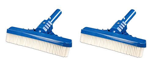 2 Hydrotools 8235 Swimming Pool 10 Pro Floor Wall Brushes with Nylon Bristles