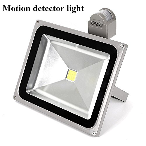 Led Motion Sensor Flood Light With Pir 50w Super Bright Outdoor Security Light 110v 120v Waterproof Flood Fixture