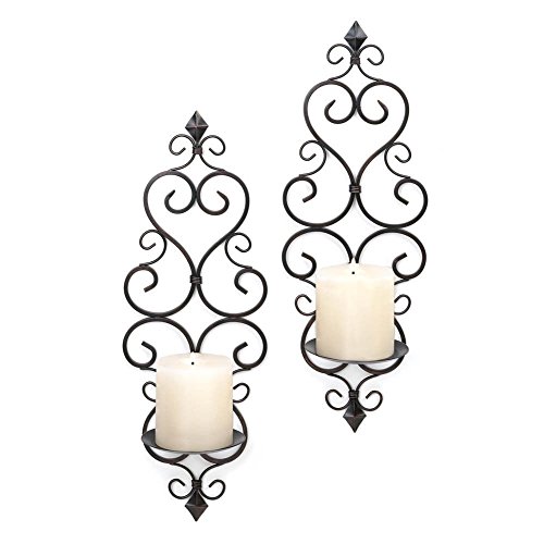 Candle Sconces Wall Sconces Pillar Candle Holder Set Of Two 2 Lovestone