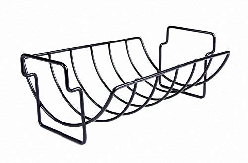 Charcoal Companion Non-stick Reversible Roasting  Rib Rack - Cc3001