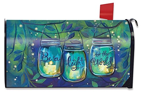 Be a Light Spring Mailbox Cover Inspirational Candles Standard Briarwood Lane