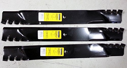 B1PD1024D Set 3 Mulching Lawn Mower Blades to Fit John Deere M111522 M113517 M114581 M115328 M115495 M135589 M76466