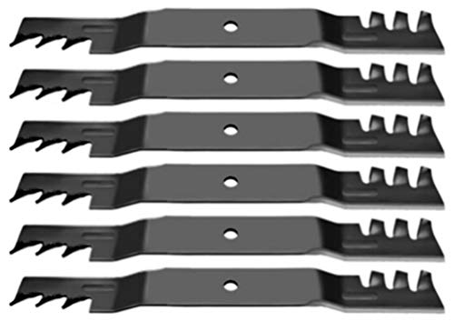 Karts and Parts Set of 6 Toro 42 17-42Z 42 inTwin Bagger TimeCutter Z Zero Turn Gator Style Mulching Lawn Mower Blades Fits Models 74350 79214