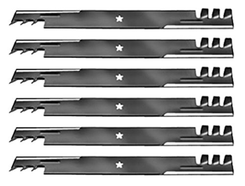 Set of 6 Ariens 21547328 46 Gator Style Mulching Lawn Mower Blades Fits Models 936001 936039 936050 936053 936056 936057 936063 936066 936071 936075 936077 936085 936086 936089 936095 936099