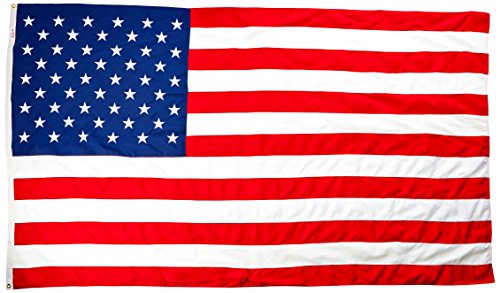 Valley Forge Flag 6 X 10 Foot Large Commercial-grade 2-ply Spun Polyester Us American Flag