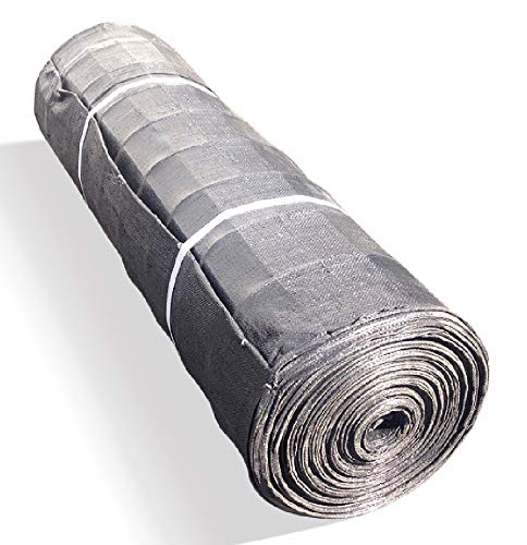 Sandbaggy Wire Back Silt Fence  100 ft Length by 3 ft Width  Industrial Grade Erosion Control Fence  Exceeds DOT Standards  Made of Galvanized 14 Gauge Steel  Tough Polypropylene Fabric (1 Roll)