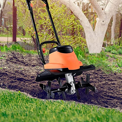 Electric Garden Tiller Electric Cultivator 14 Inch 85 Amp Tilling Width 8Inch bb02