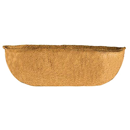 Funedeer 1PC 36 Inch Extra Large Trough Coco Fiber Replacement Liner for Hanging Planters Flower Pots Window Flower Box