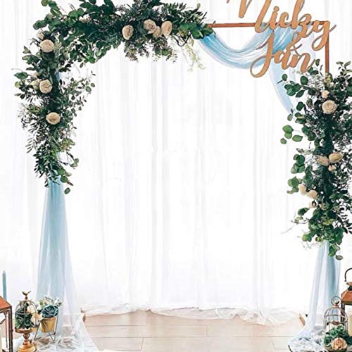 Square Archway Backdrop Frame  Metal Wedding Arch  Wedding Stand Frame Mall Flower Display Decoration Iron Wedding Arch Background for Wedding Party Bridal Prom Garden Floral (98 ft tall)