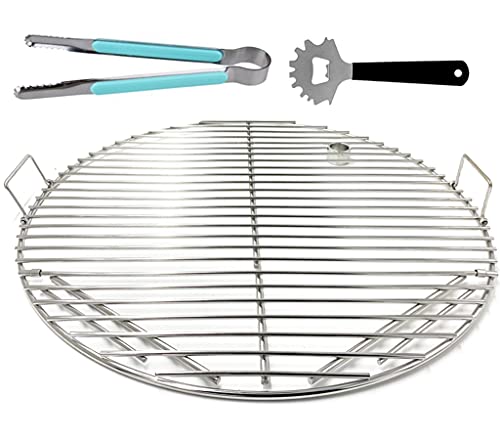 ZHOUWHJJ BBQ Stainless Steel 195 Inches Round Cooking Grate Cooking Grid Fit for Akorn Kamado Ceramic Grill and Other Grills