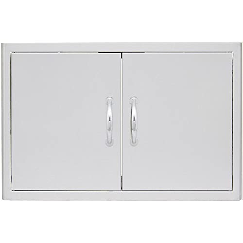 Blaze 40Inch Stainless Steel Double Access Door with Paper Towel Holder  BLZAD40R