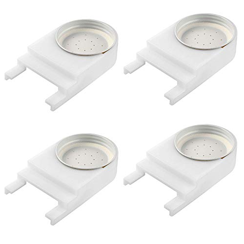 Minelife 4 Pack Entrance Feeder with Lids Honey Bee Feeder for Beehives Beekeeping Supplies for Feeding Bees Water or Sugar Syrup